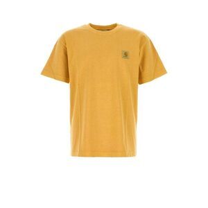 CARHARTT WIP Men's Short Sleeve T-Shirt with Square Logo Men YELLOW T-Shirts